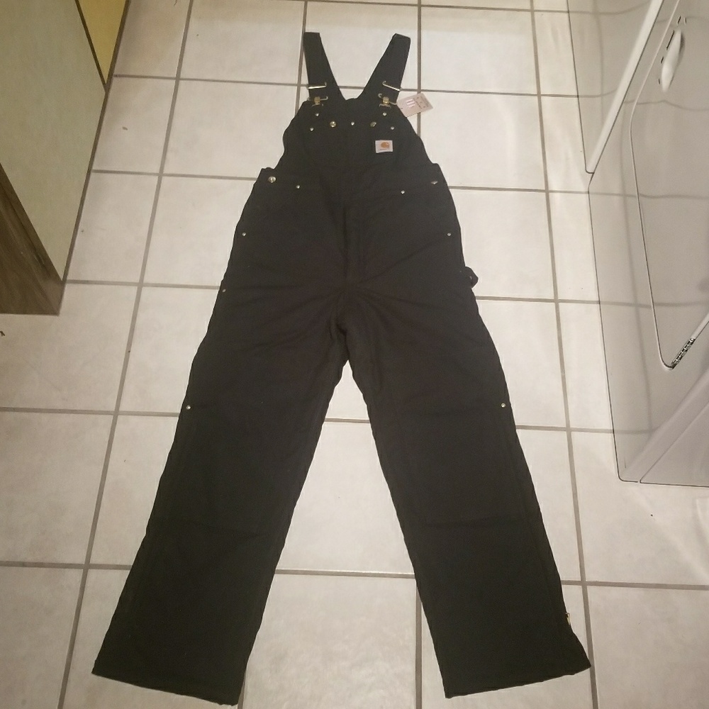BNWT Men's Carhartt Black Overalls
